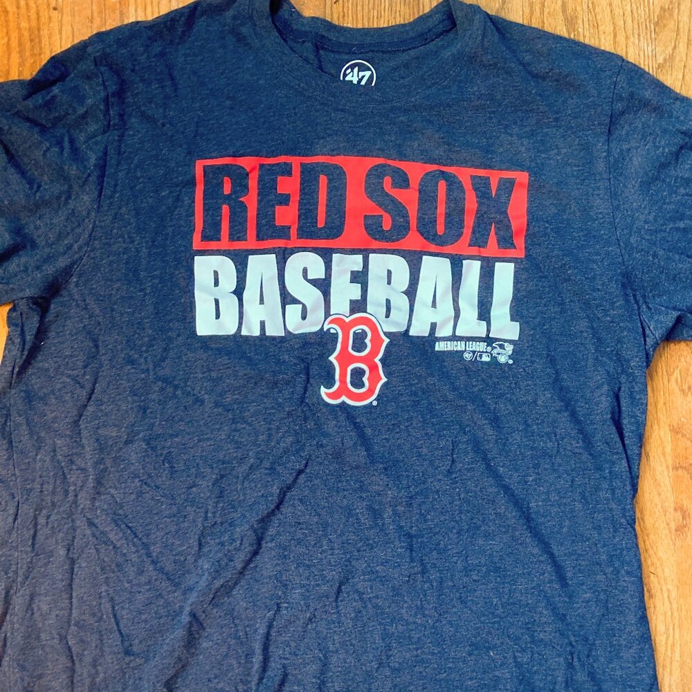 47 RED SOX BASEBALL Boys' SSl Shirt ~ Sz XL
